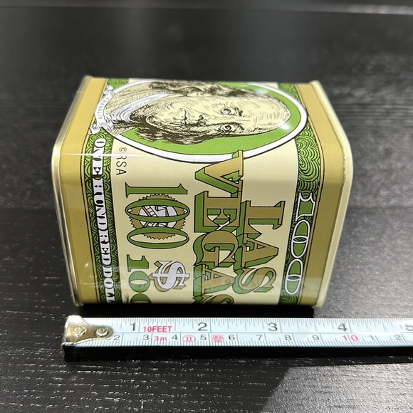 Las Vegas Money Tin Coin Bank - Picture 8 of 8